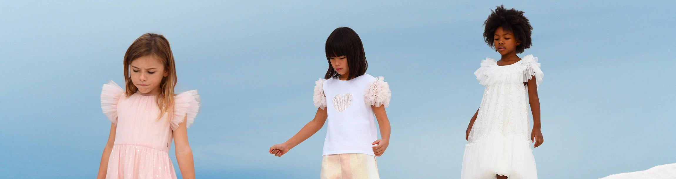 billieblush girls casual dresses Billieblush - Girls Yellow Parrot Print Cotton Dress