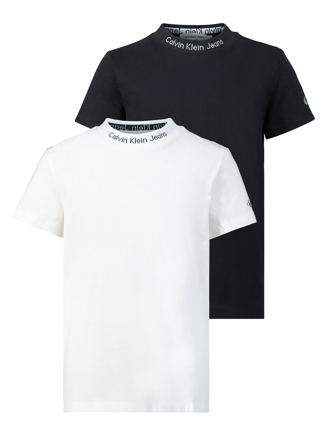 Calvin Klein T Shirt Intarsia Black for Boys