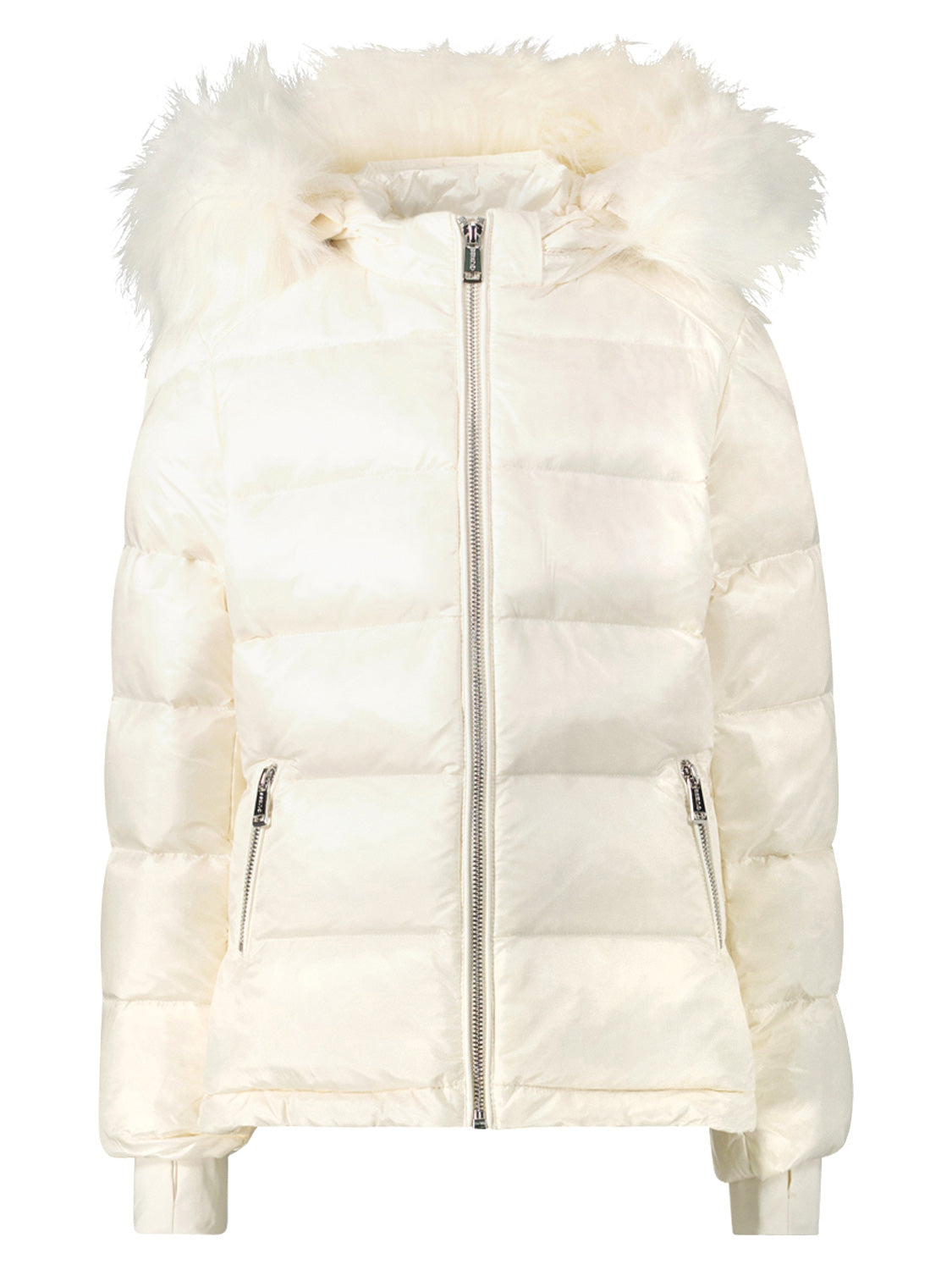 Popular Guess ivory coat