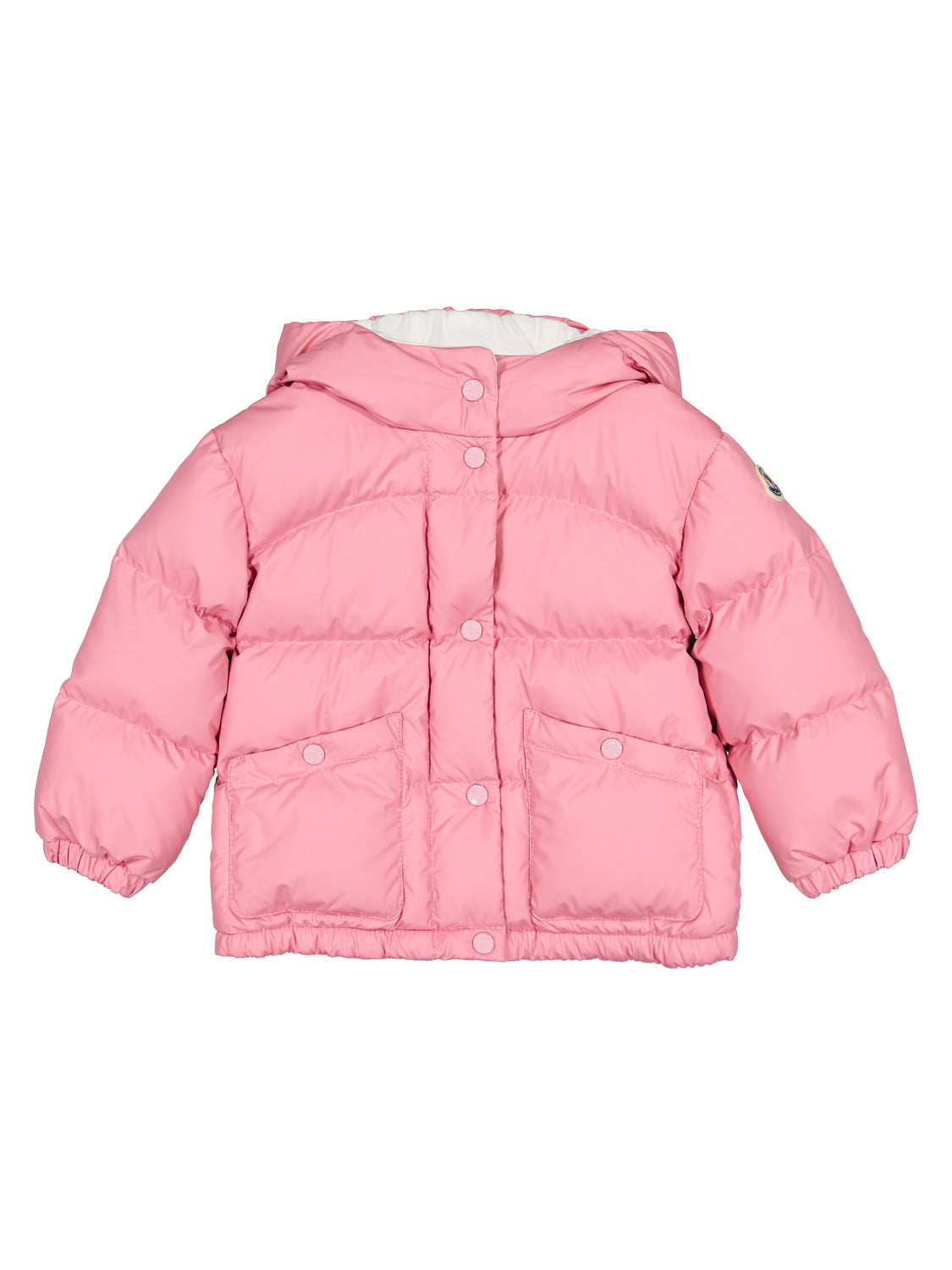 Moncler Enfant Down Jacket Ebre Pink girls - Main Image