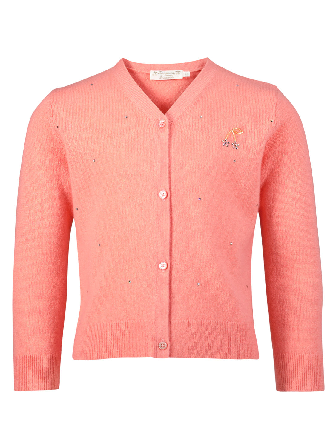 Coral cashmere cardigan hotsell