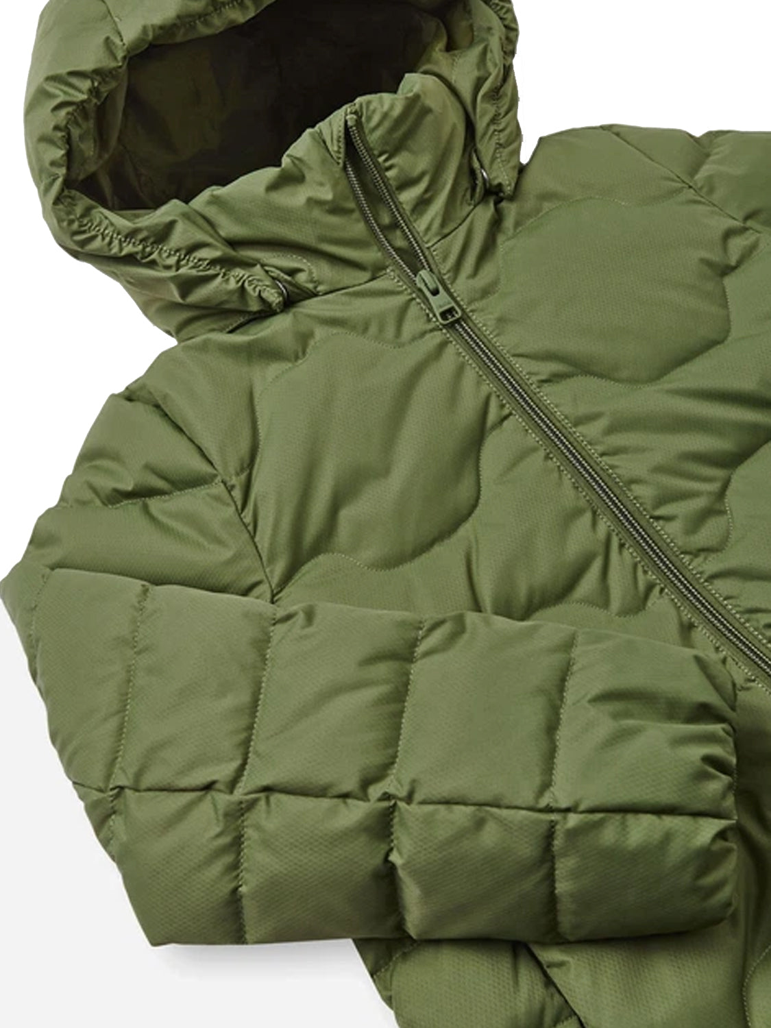 Down Coat Green