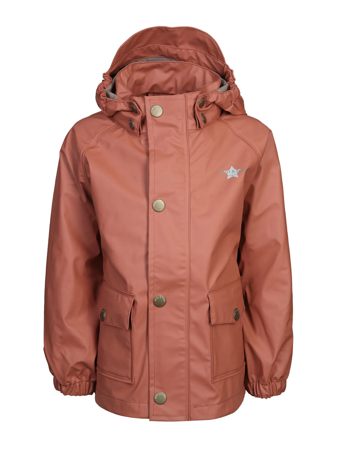 Regenjacke Braun