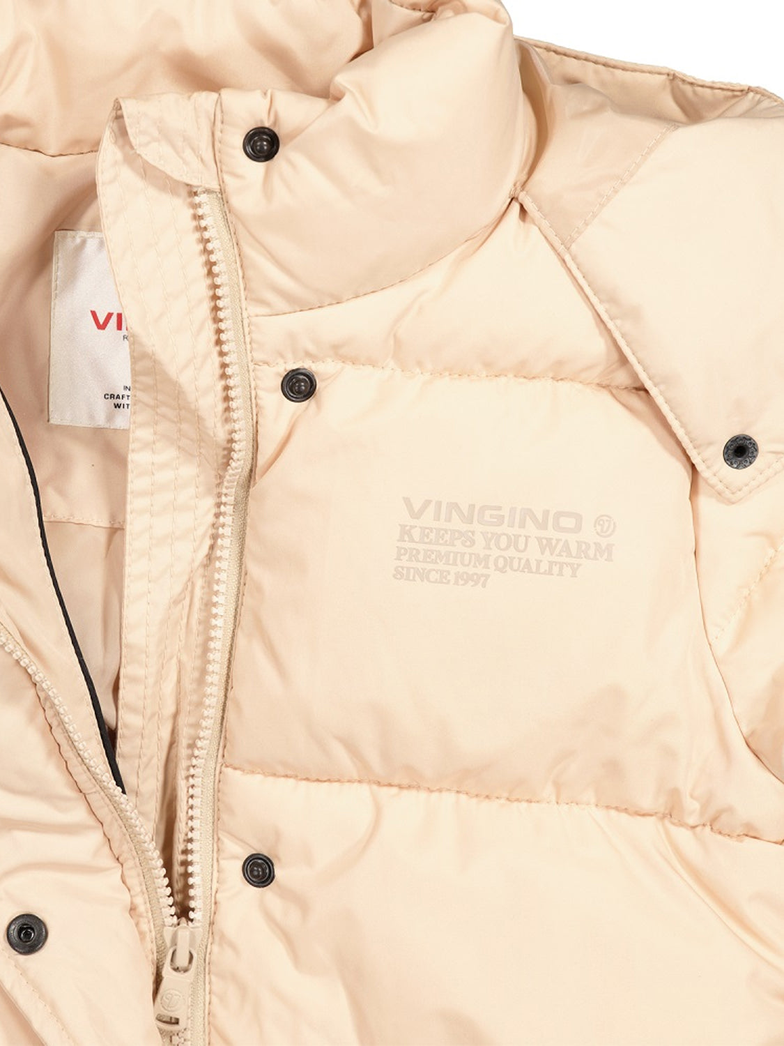 Down Coat Beige