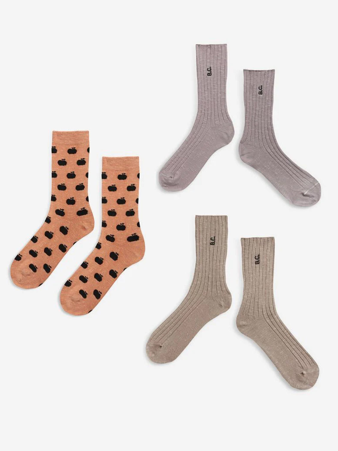 Socken Beige