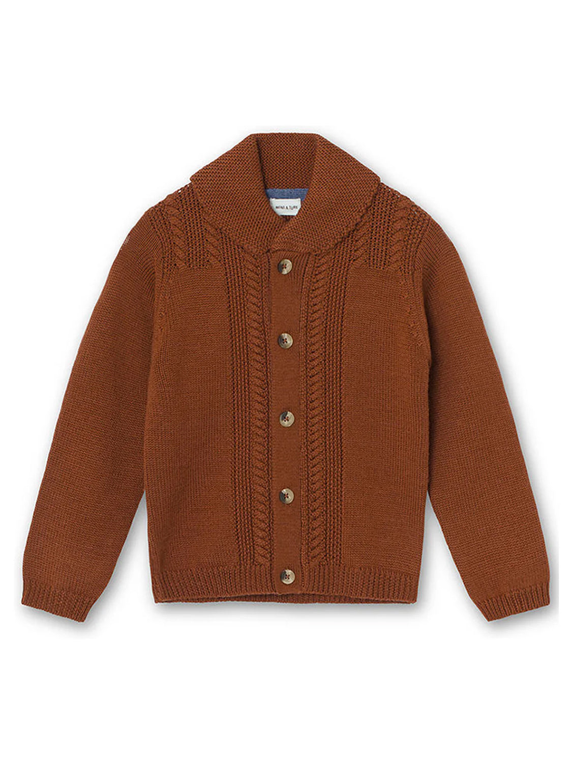 Strickjacke Braun