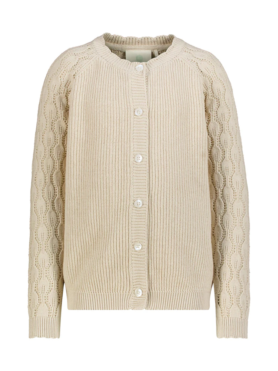 Strickjacke Beige