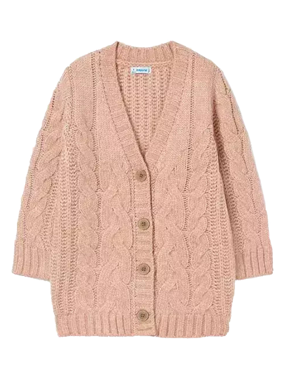 Strickjacke Koralle