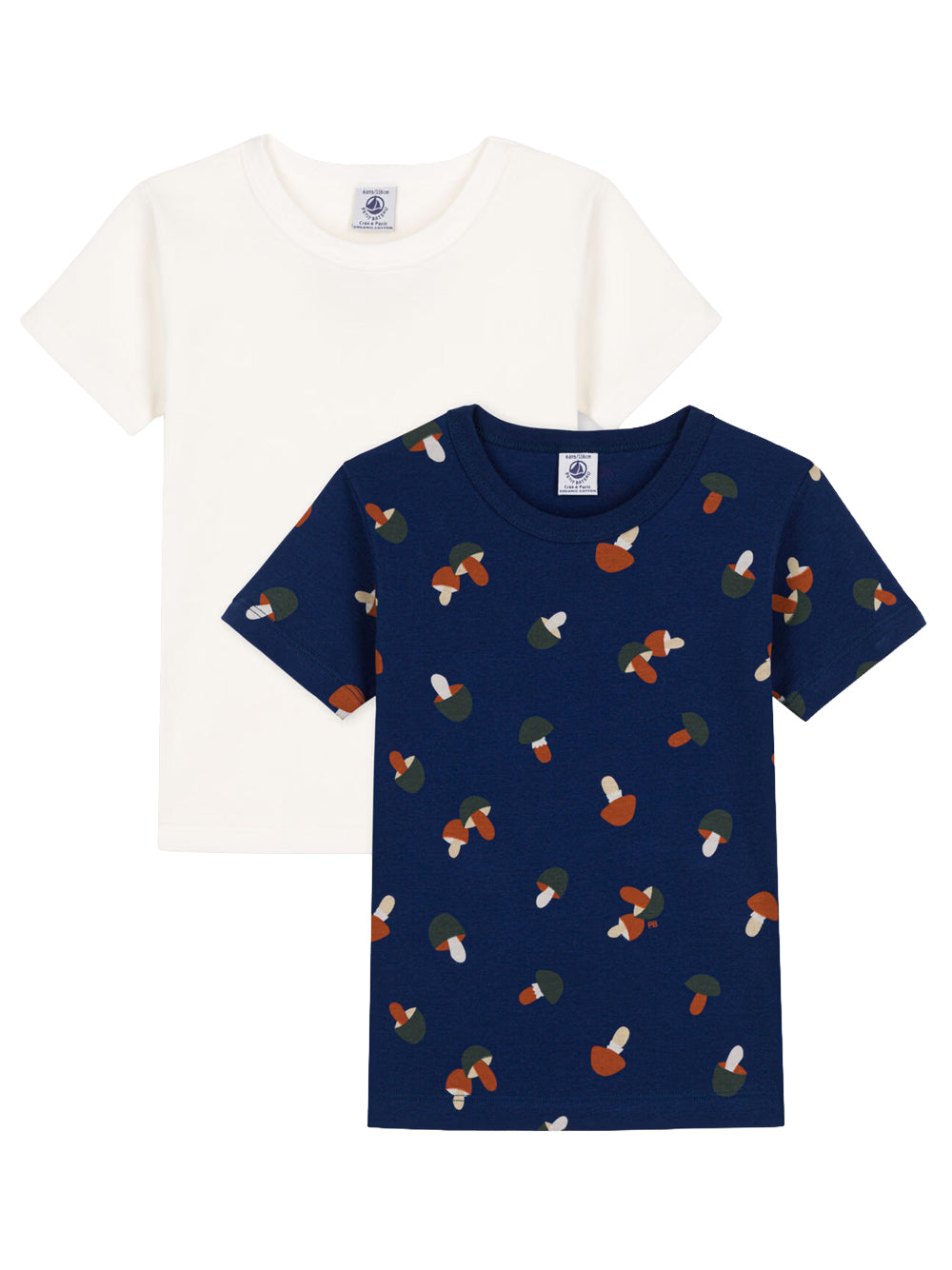 2 piece set t-shirt Navy/ White