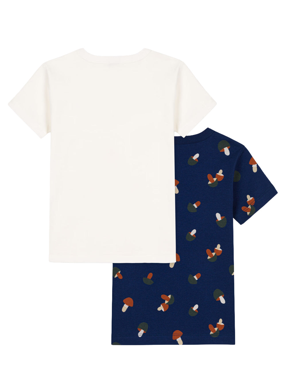 2 piece set t-shirt Navy/ White