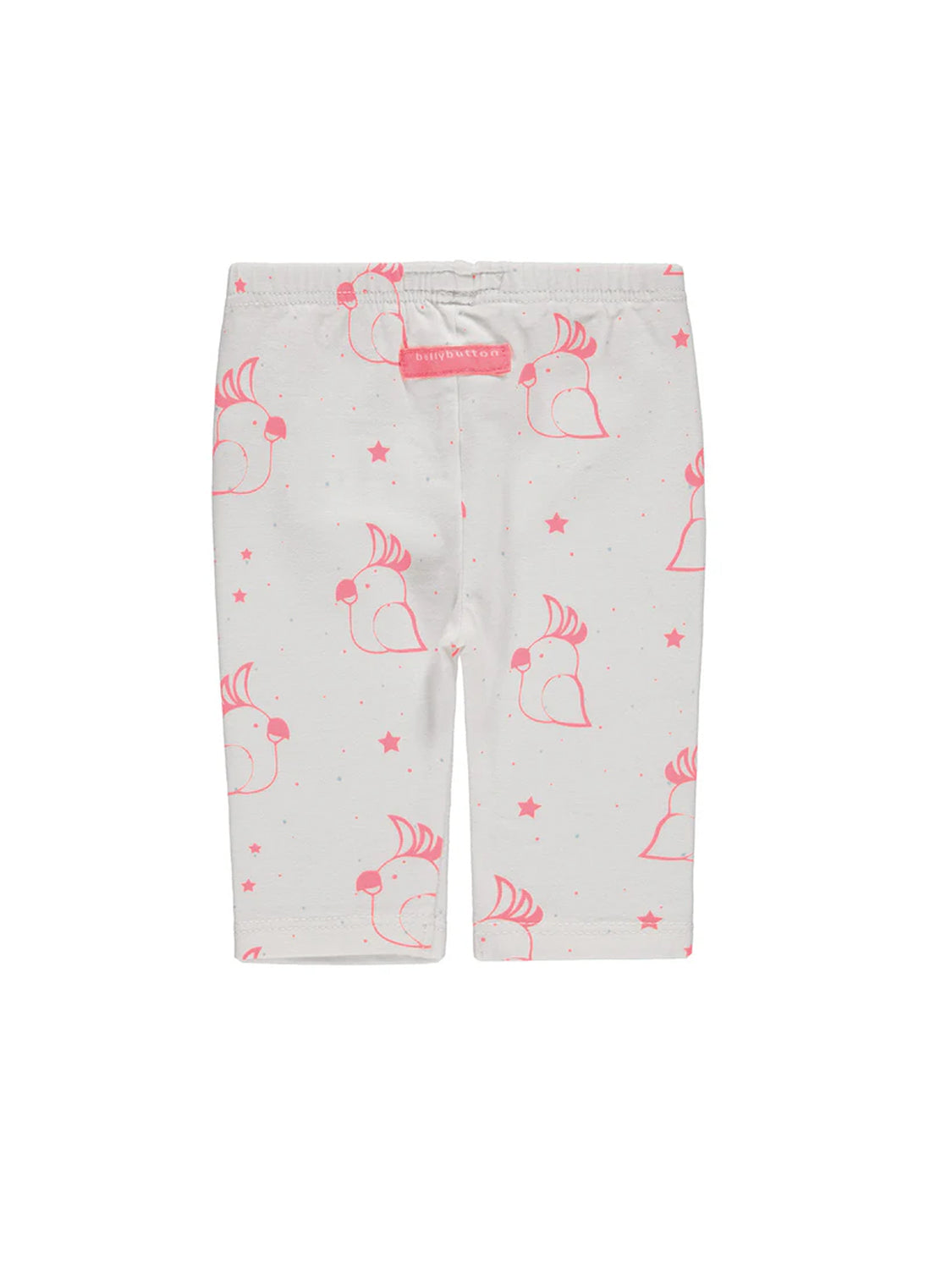 Baby Leggings – Weiß/Pink