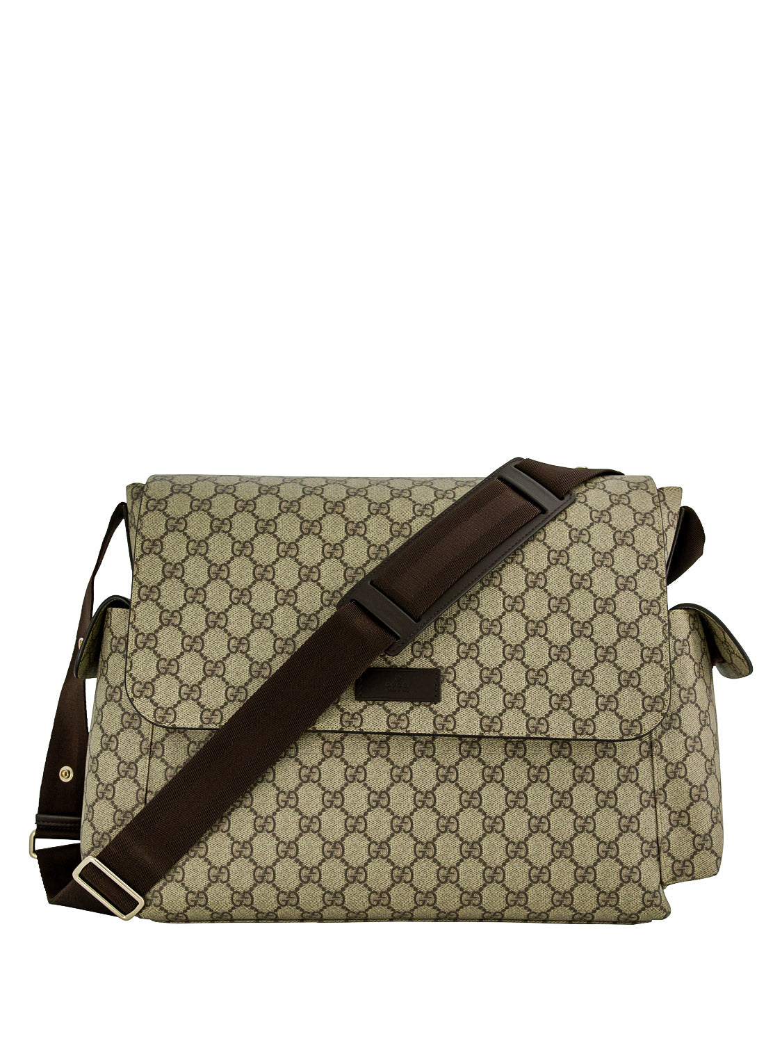 Gucci Diaper Bag » Baby diaper bag in GG Supreme canvas in beige