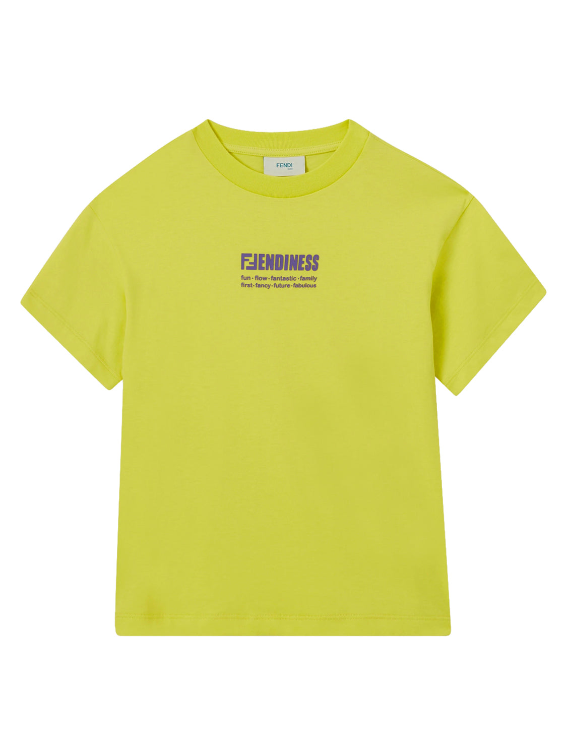 Fendi t-shirt Yellow boys