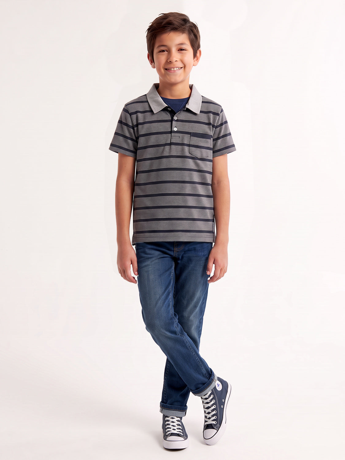 Polo Shirt Marineblau