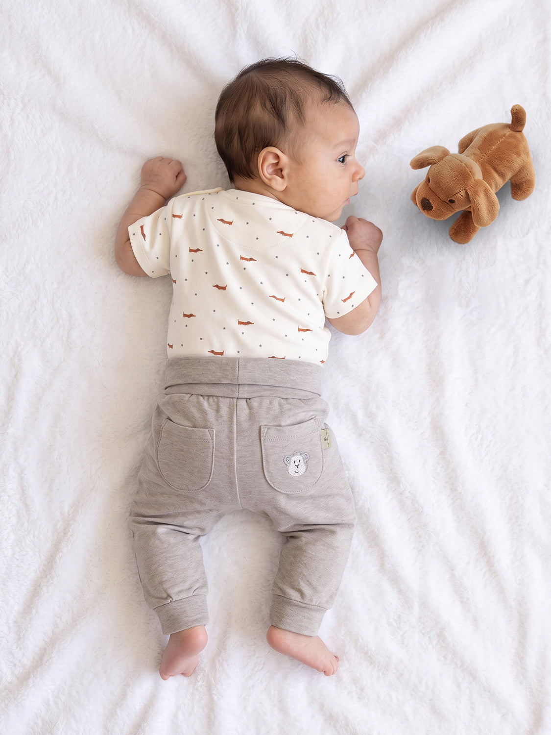 Jogginghose Beige