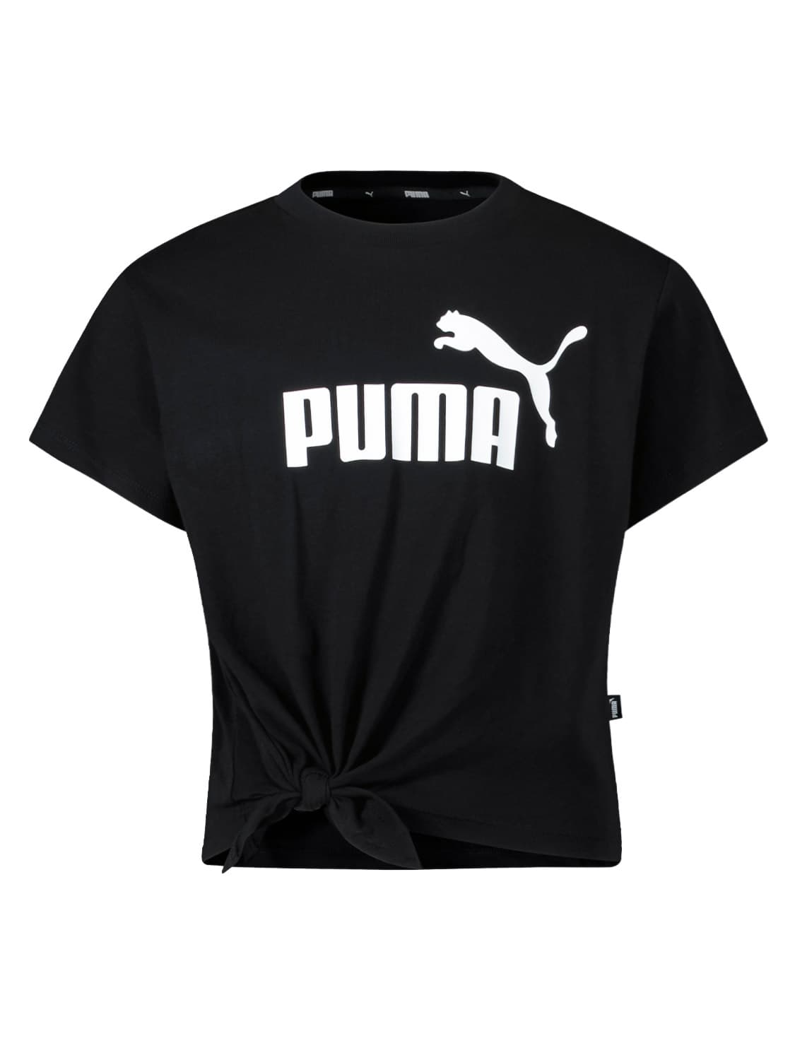 Puma T Shirt ESS Logo Schwarz unisex