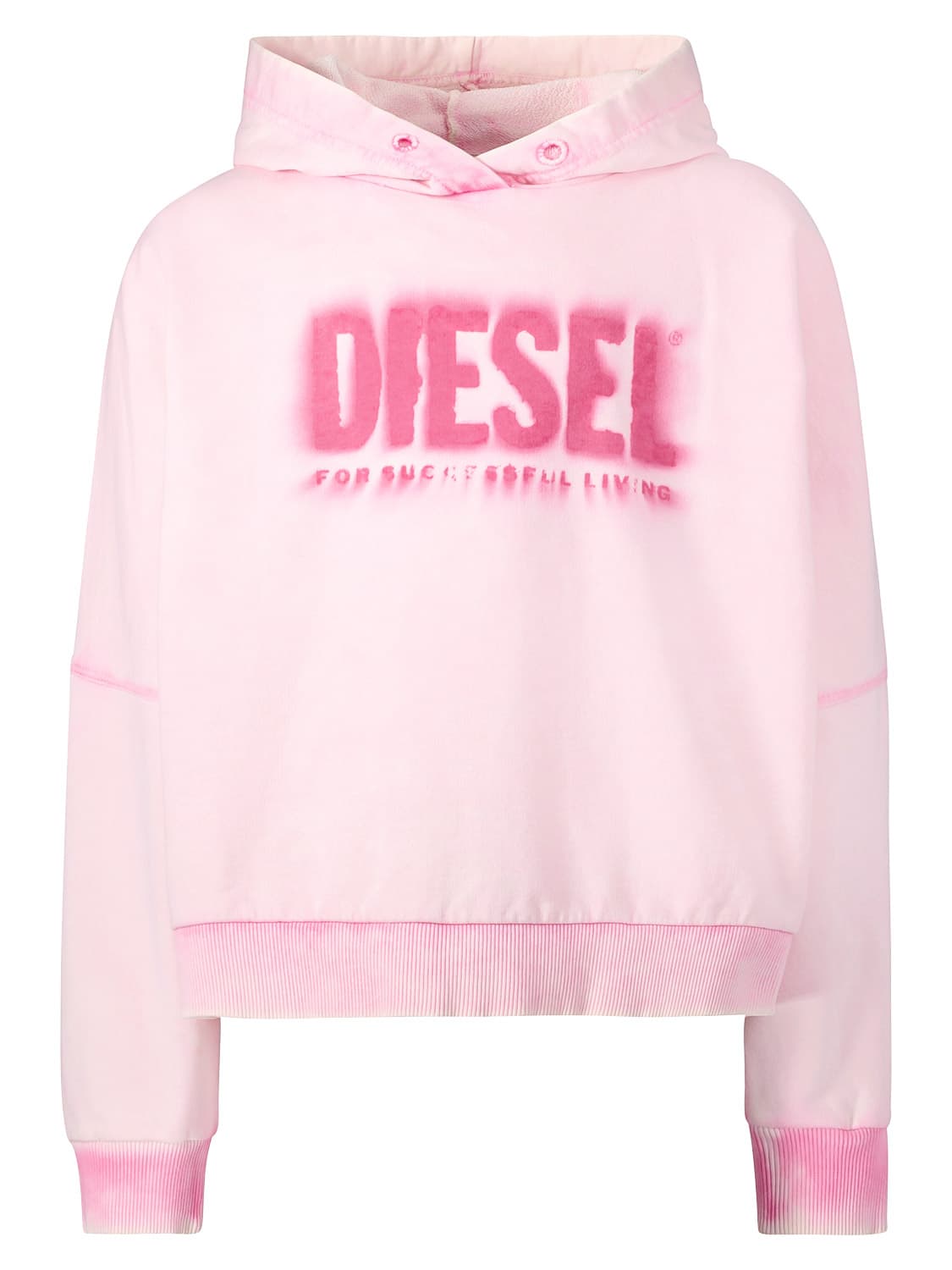 Diesel pink hoodie on sale