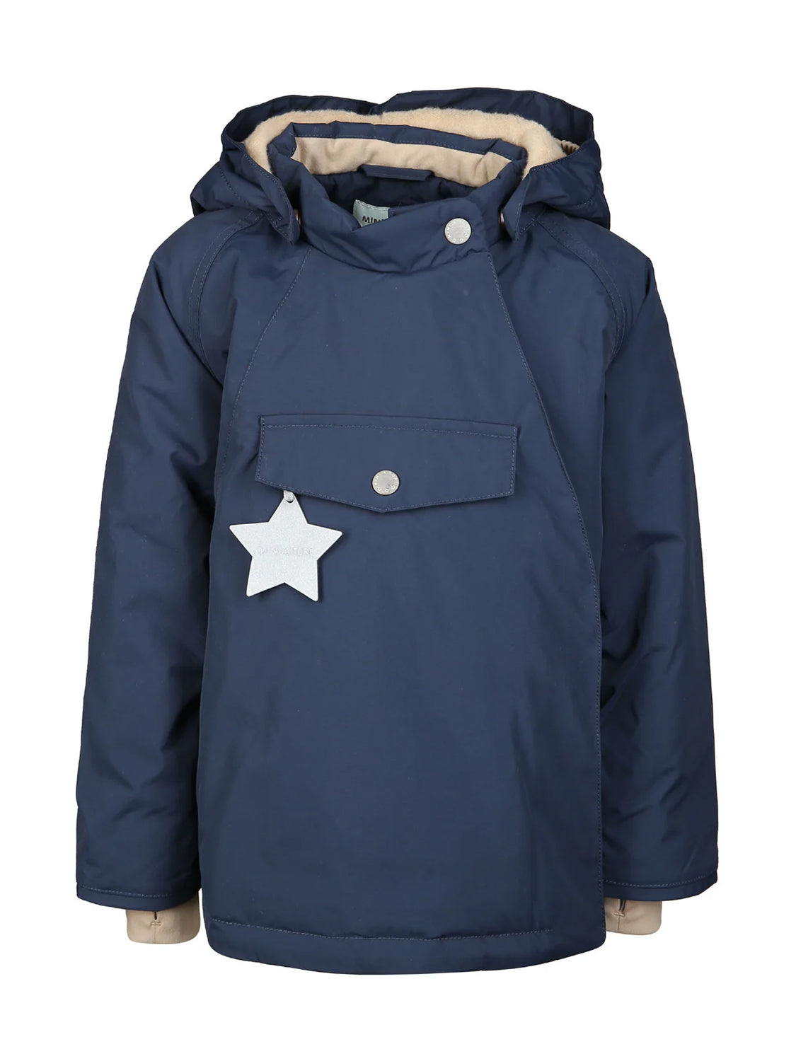 Jacke Wang Marineblau