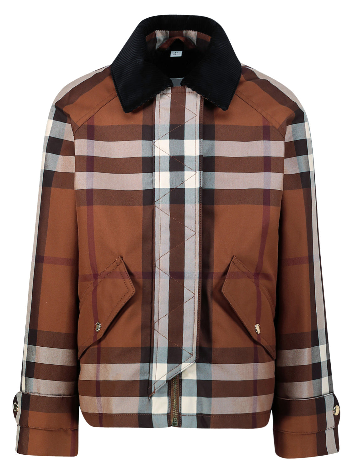 Burberry jacket brown deals