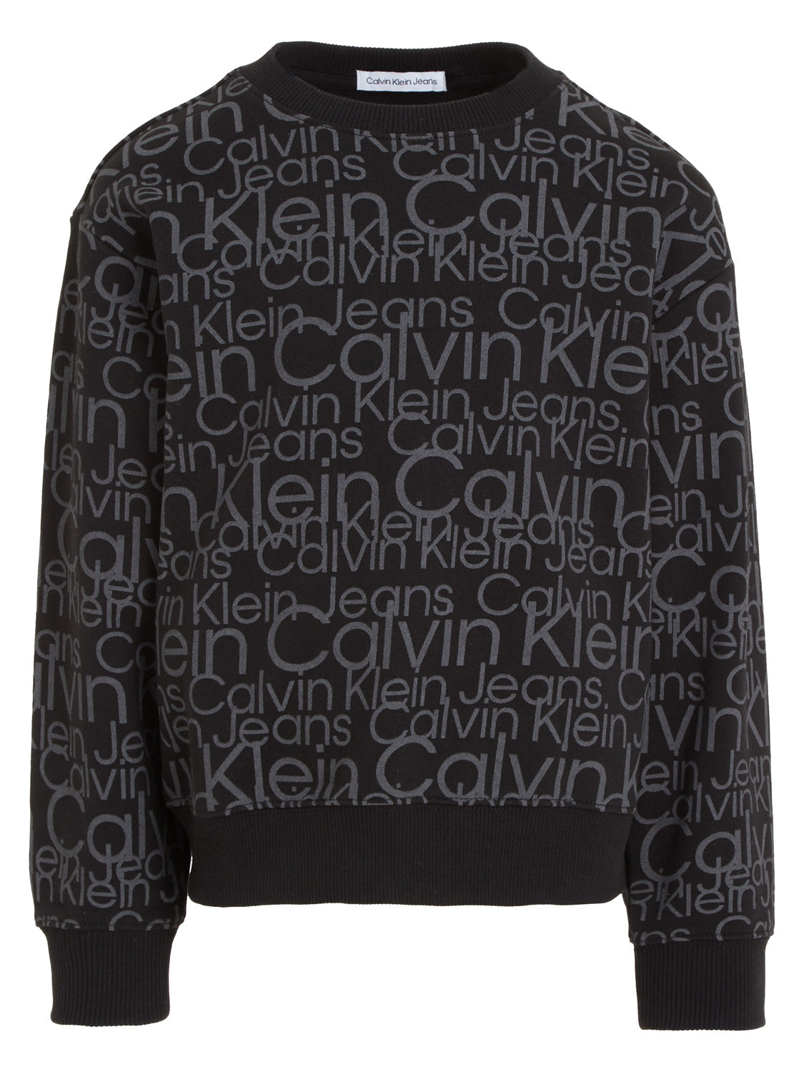 Calvin Klein Sweatshirt Glow in The Dark Black for Boys