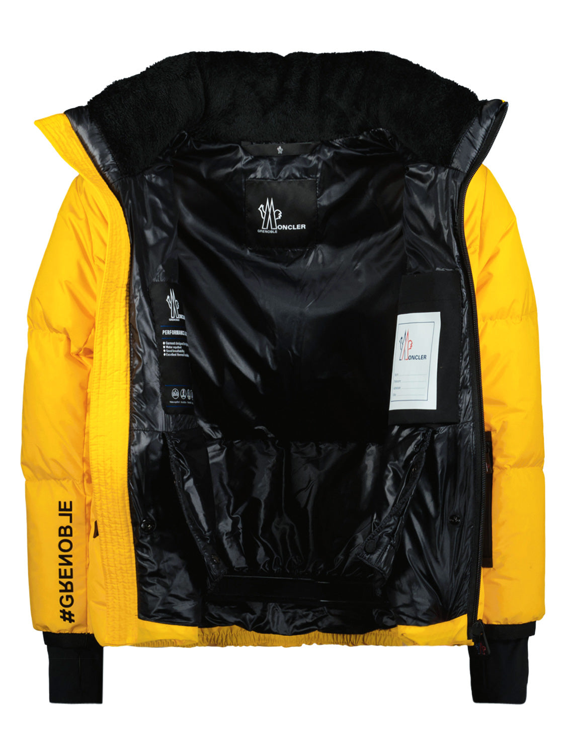 Moncler Enfant Kids Ski Jacket Grenoble VERDONS Yellow in Yellow 6803107903-7.jpg | NICKIS.com