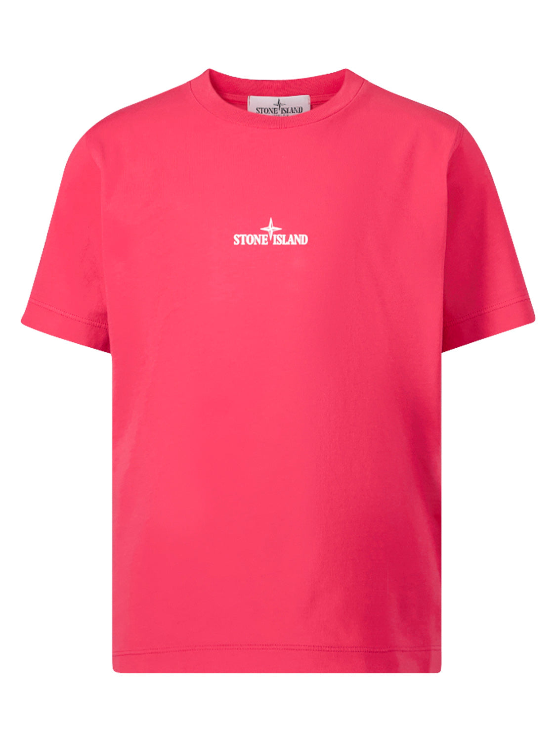 STONE ISLAND JUNIOR t shirt Fuchsia boys