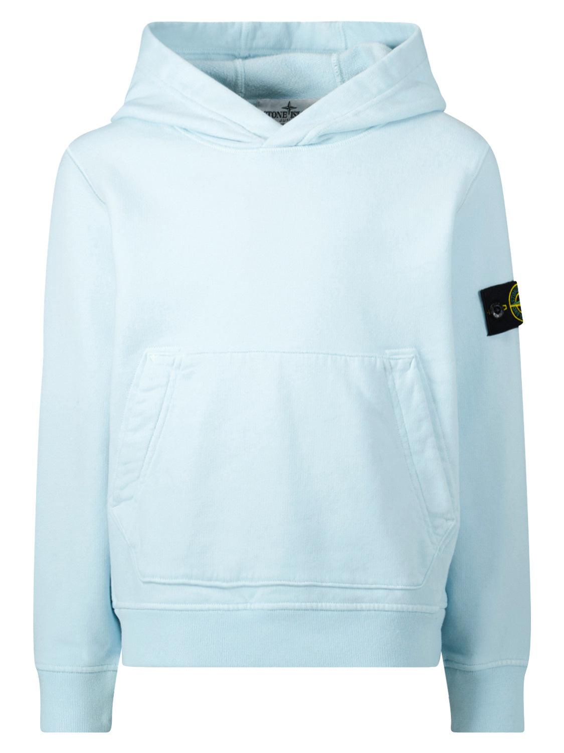 STONE ISLAND JUNIOR hoodie Light Blue boys