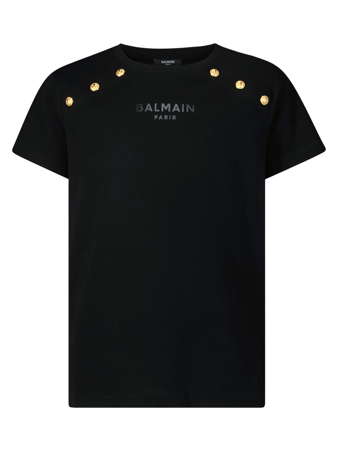 Balmain revved Shirt With Gold Buttons