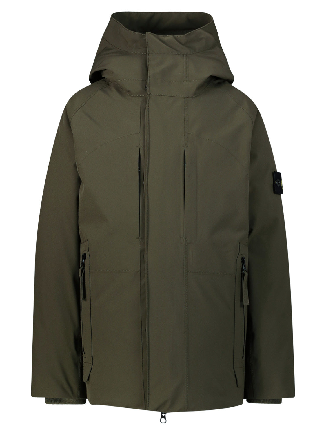 STONE ISLAND JUNIOR Down Jacket Khaki boys