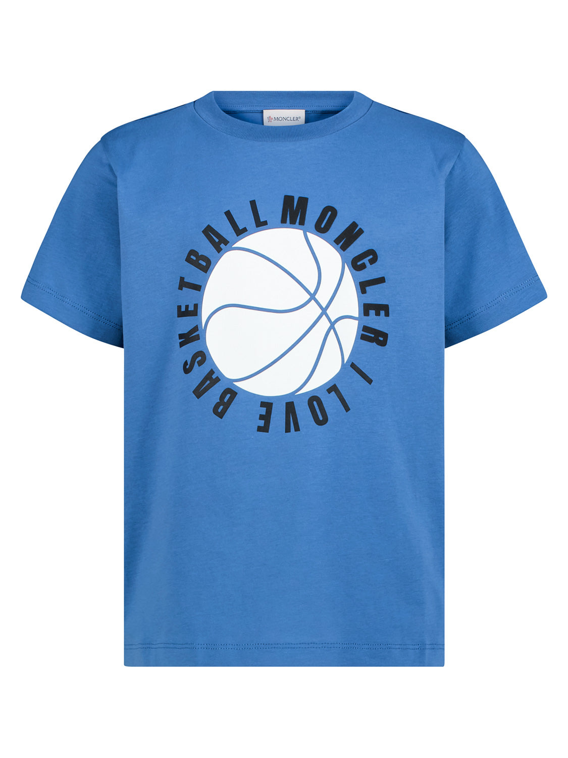 Moncler Enfant Kids t-shirt Blue in Blue 6900000231-1.jpg | NICKIS.com