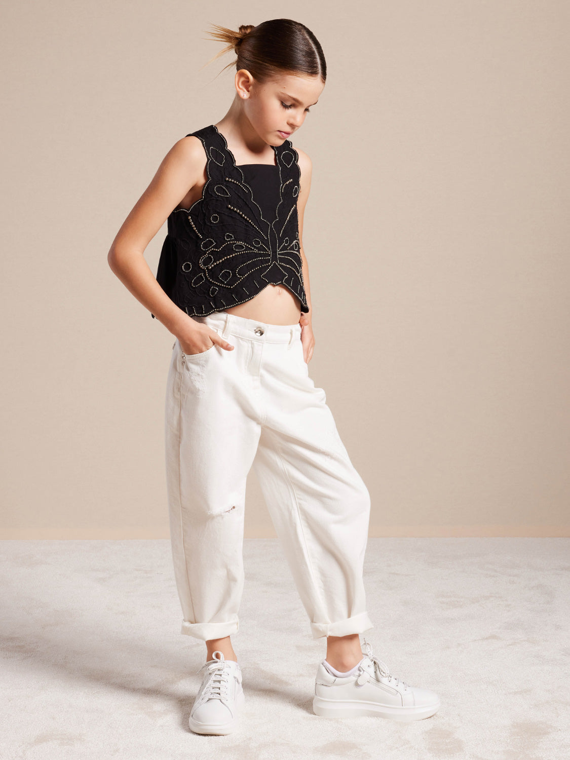 PATRIZIA PEPE GIRL Kids top in 6903694071-2.jpg | NICKIS.com