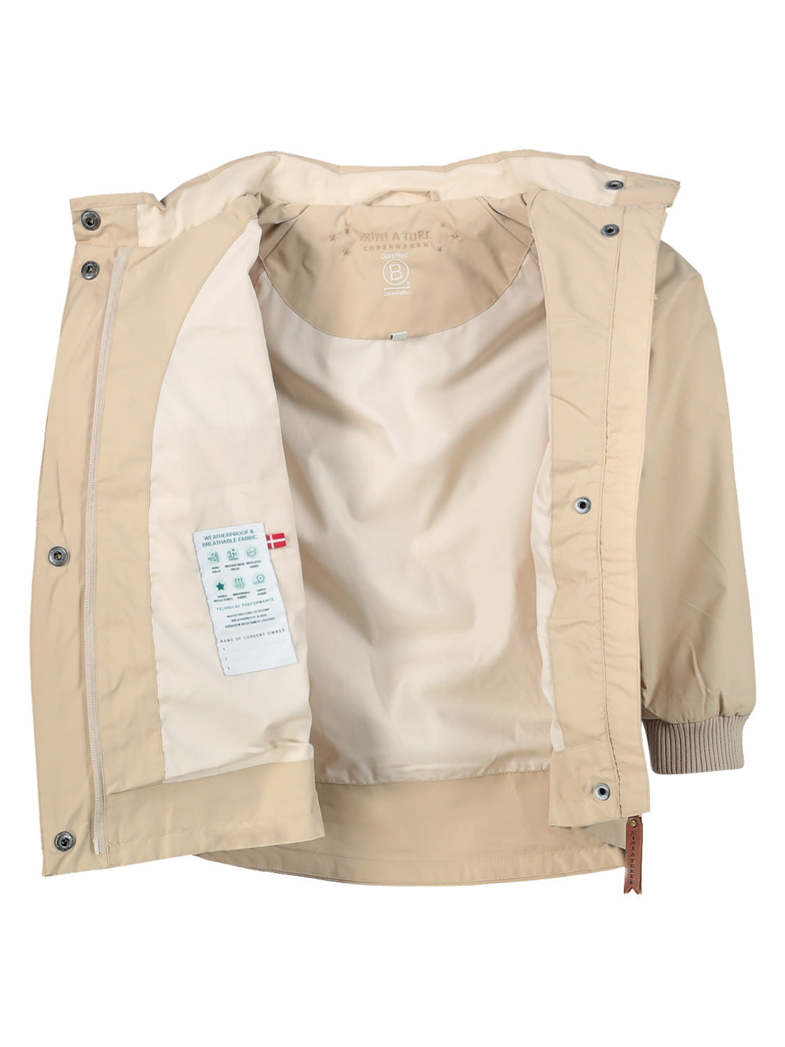MINI A TURE Kids jacket Matwai Beige in Beige 6906144429-6.jpg | NICKIS.com
