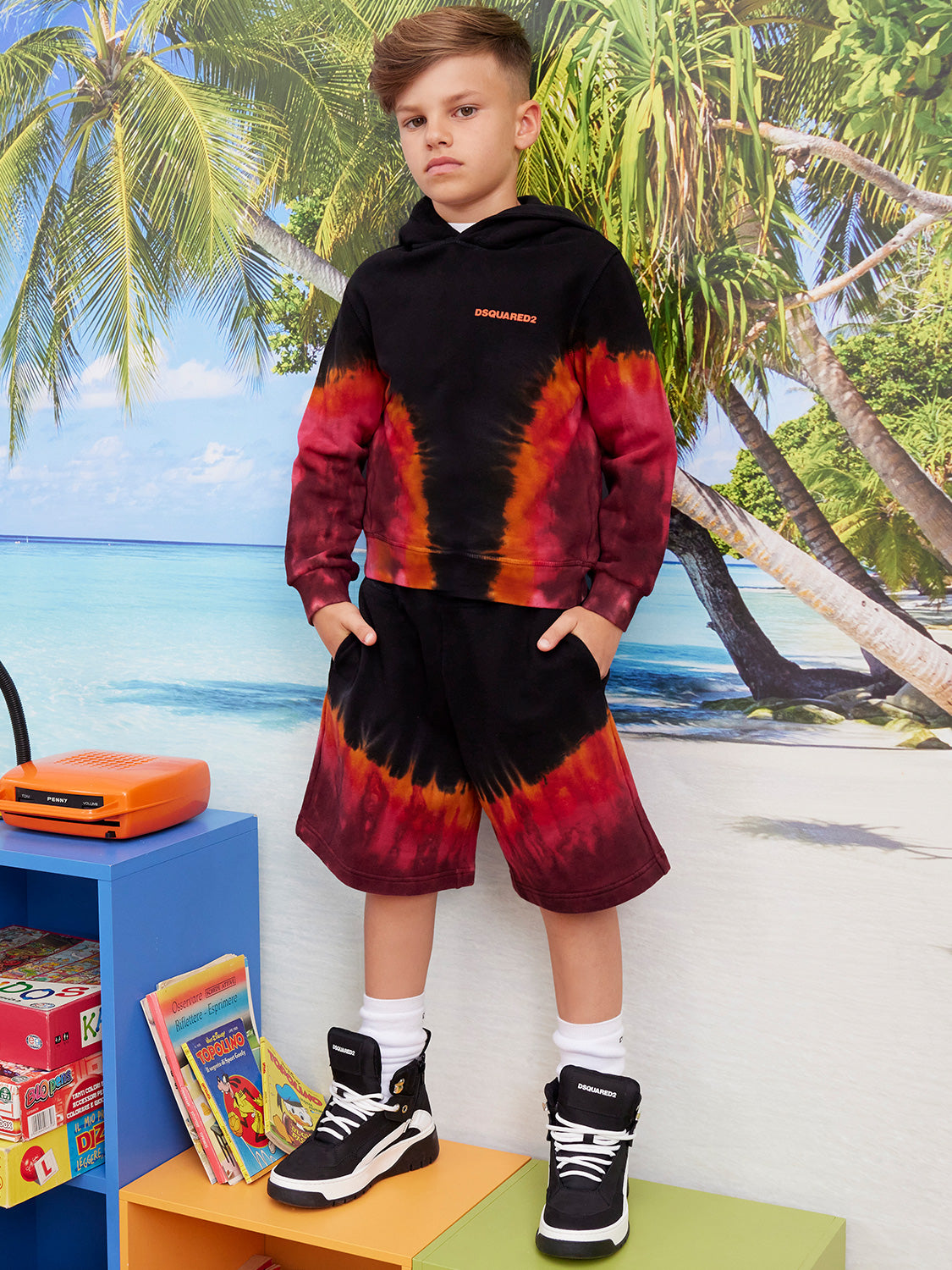 DSQUARED2 Kids hoodie Relax in 6906399519-2.jpg | NICKIS.com