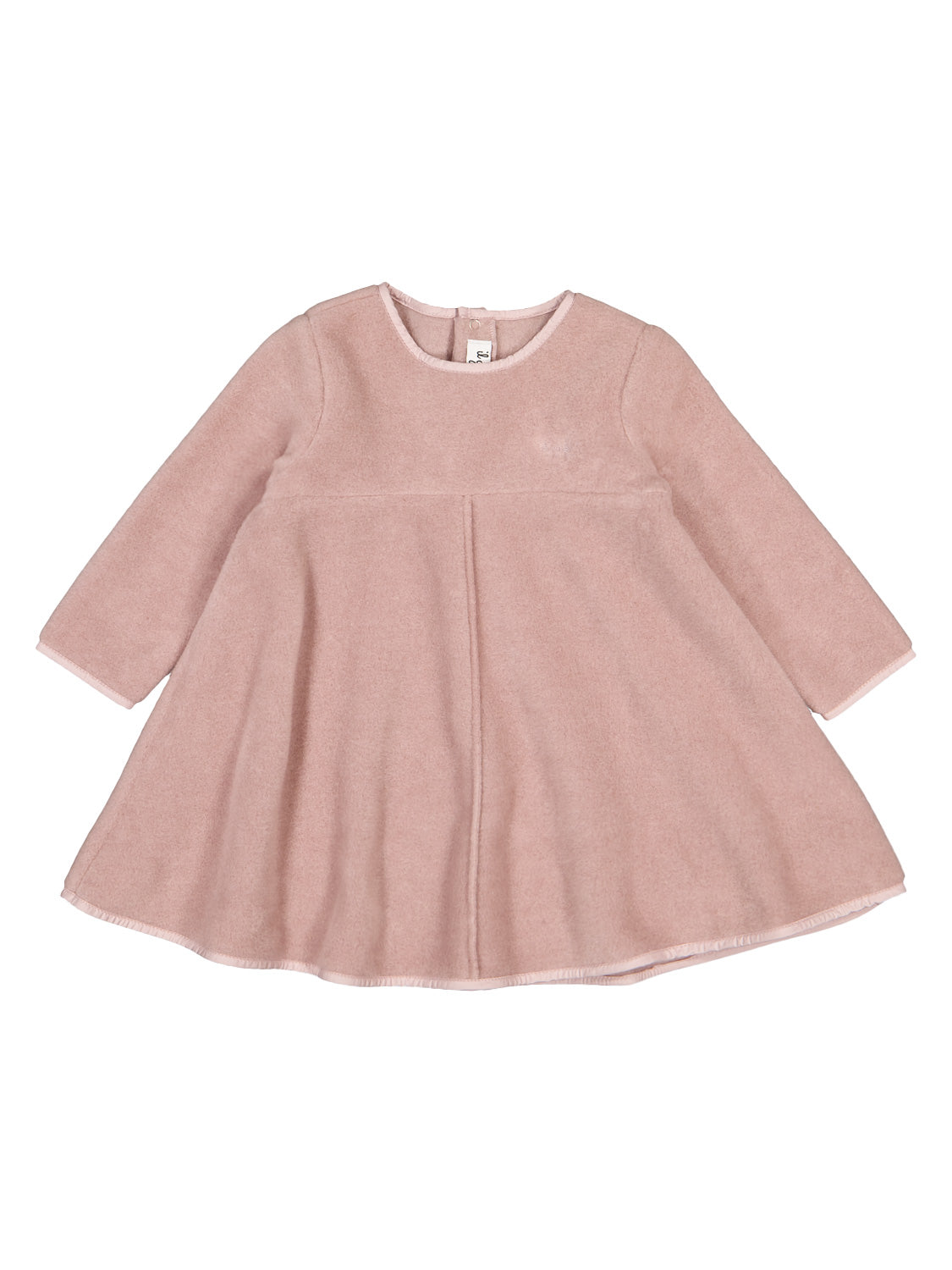 il gufo pink dress Il Gufo Girls Pink Cotton Ruffle Sleeve Dress