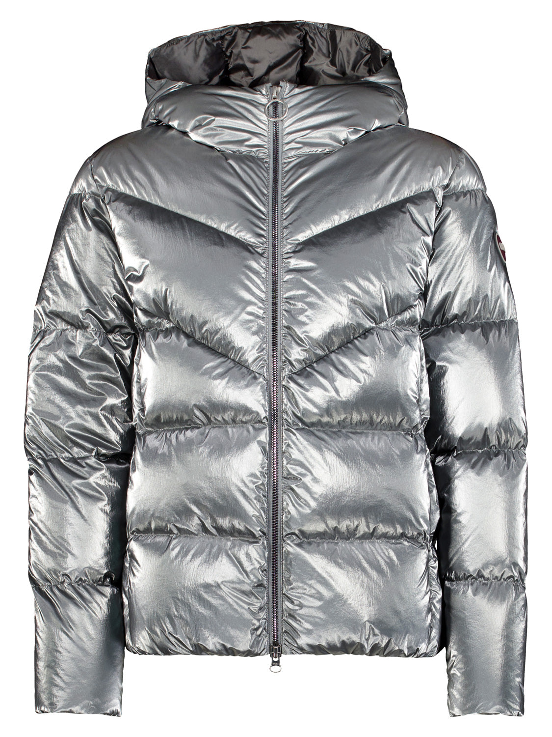 Silber outlets Graue Daunenjacke Basler