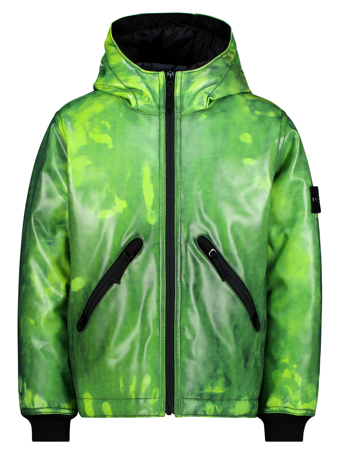 STONE ISLAND JUNIOR Down Jacket Neon boys