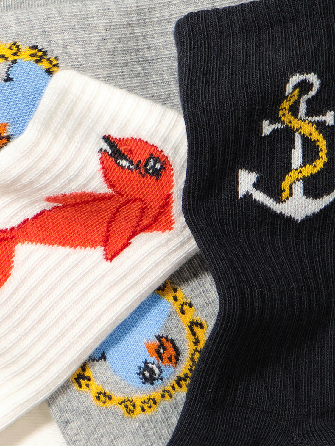 Mini Rodini Kids socks Dolphin in 7008843032-4.jpg | NICKIS.com