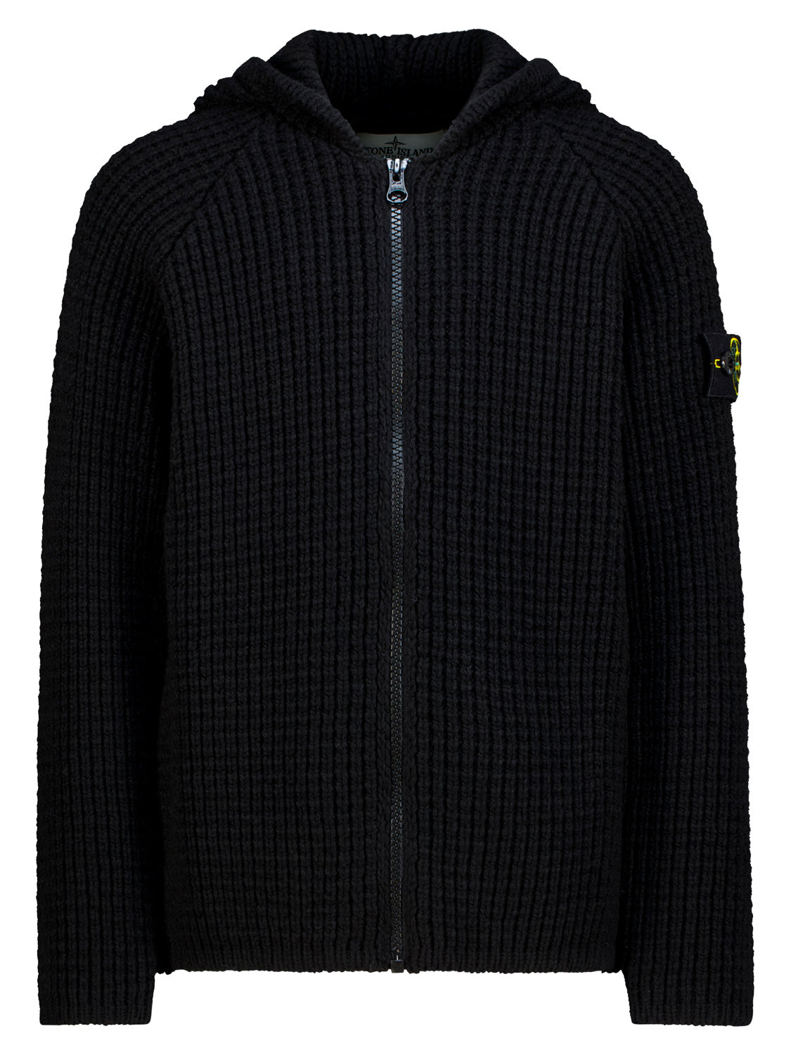 STONE ISLAND JUNIOR cardigan Black boys