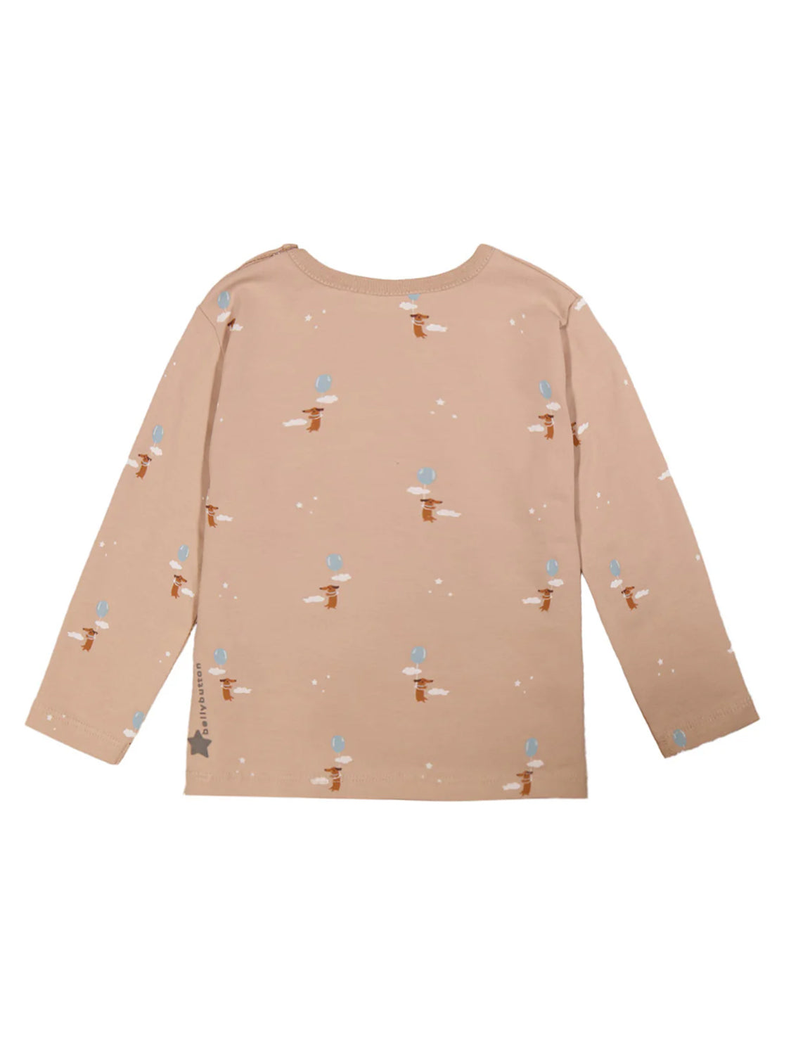 Longsleeve Crazy Dog Beige