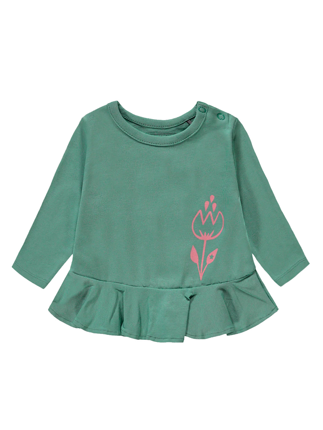 long-sleeve Hello Sunshine Green