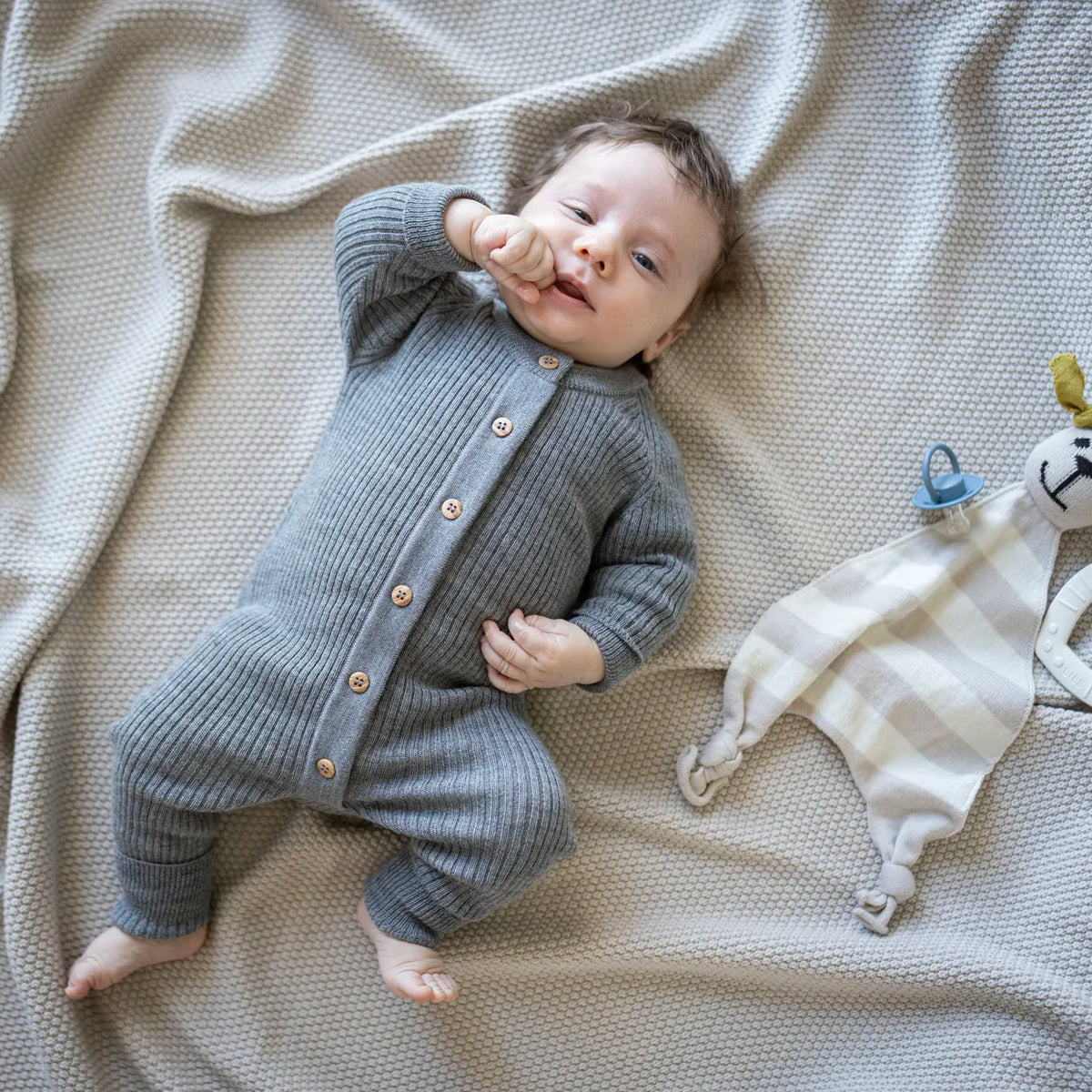 THE WOOLLY ONESIE - blue