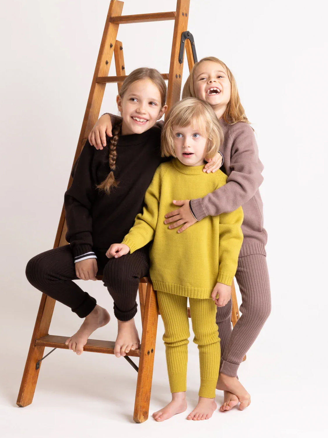 THE WOOLLY BABY LEGGINGS - blue