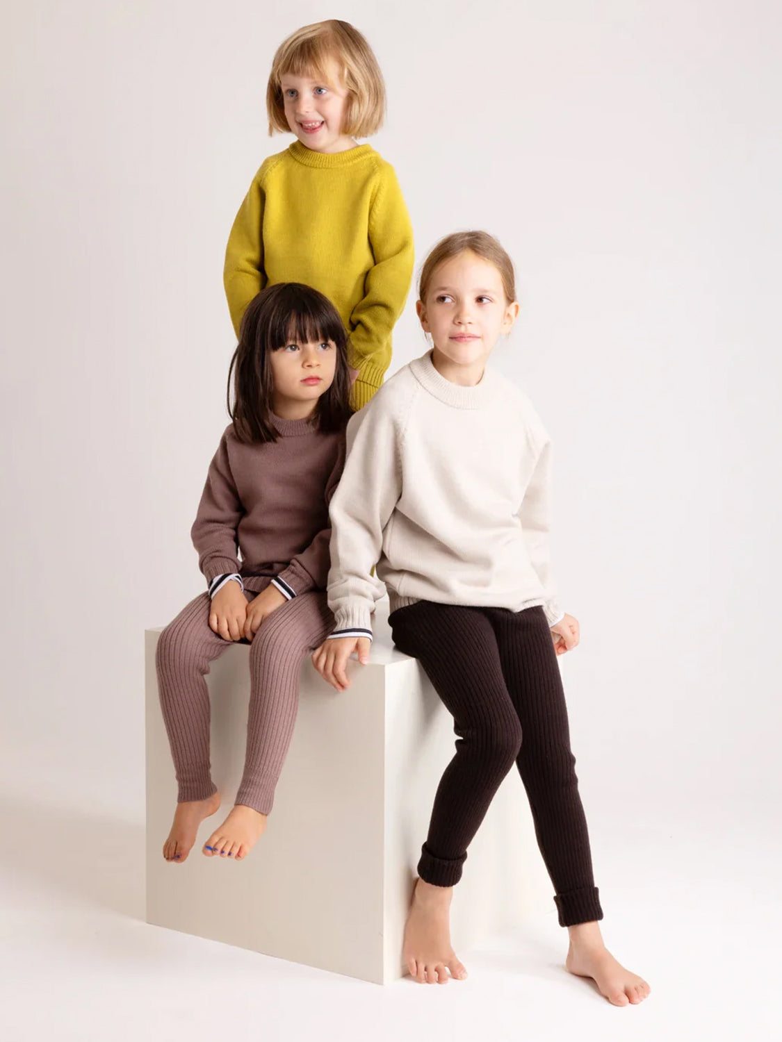 THE WOOLLY LEGGINGS - rose