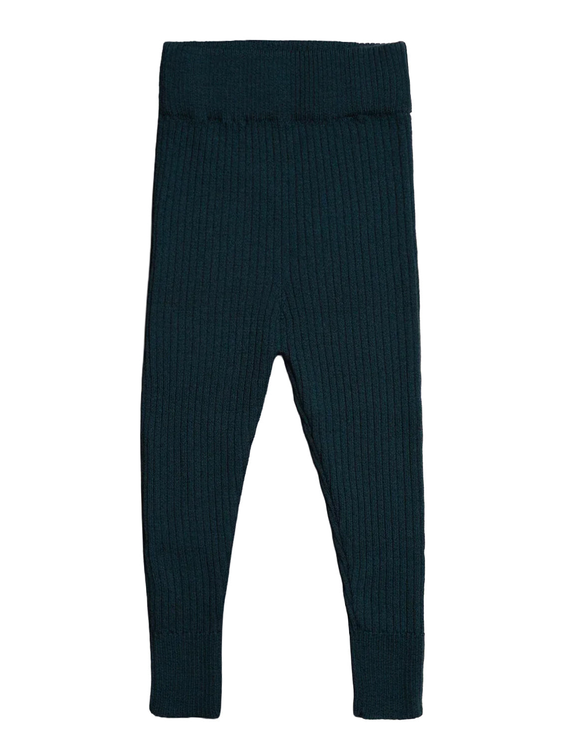 THE WOOLLY LEGGINGS - new petrol