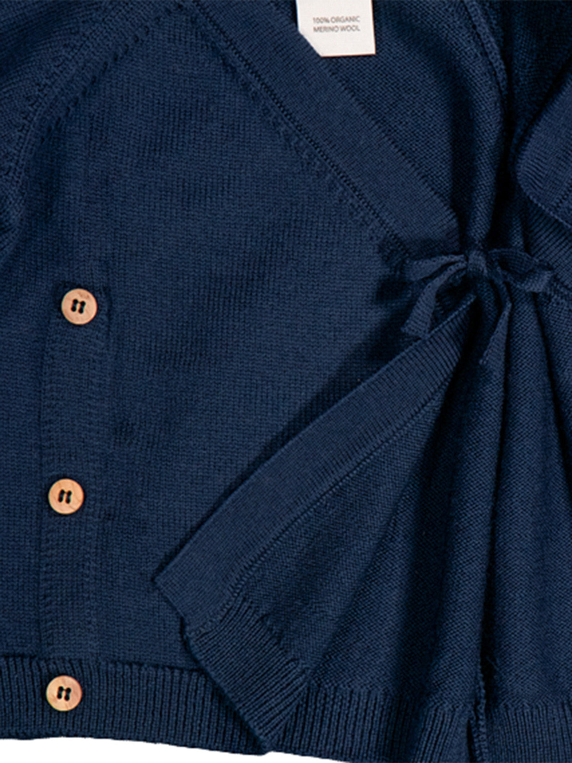 THE WOOLLY BABY JACKET - midnight blue