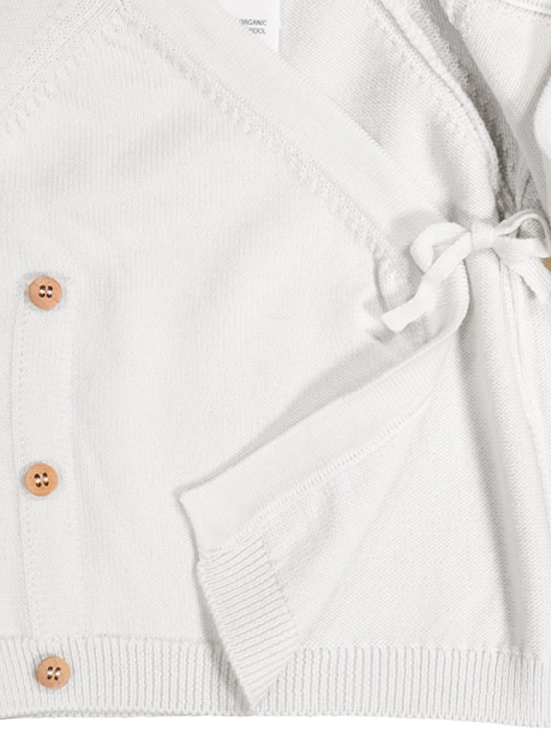 THE WOOLLY BABY JACKET - pure