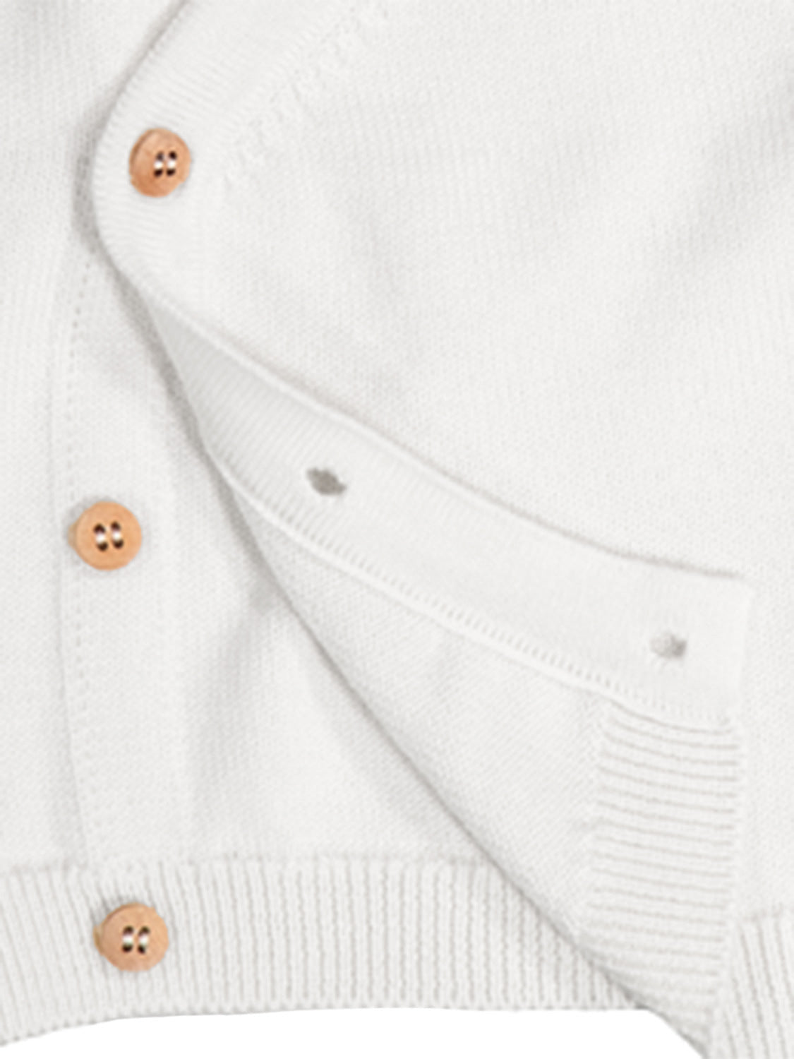 THE WOOLLY BABY JACKET - pure