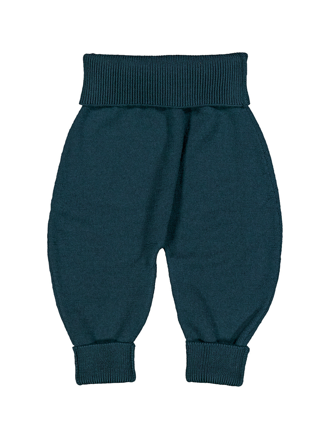 THE WOOLLY BABY PANTS - new petrol
