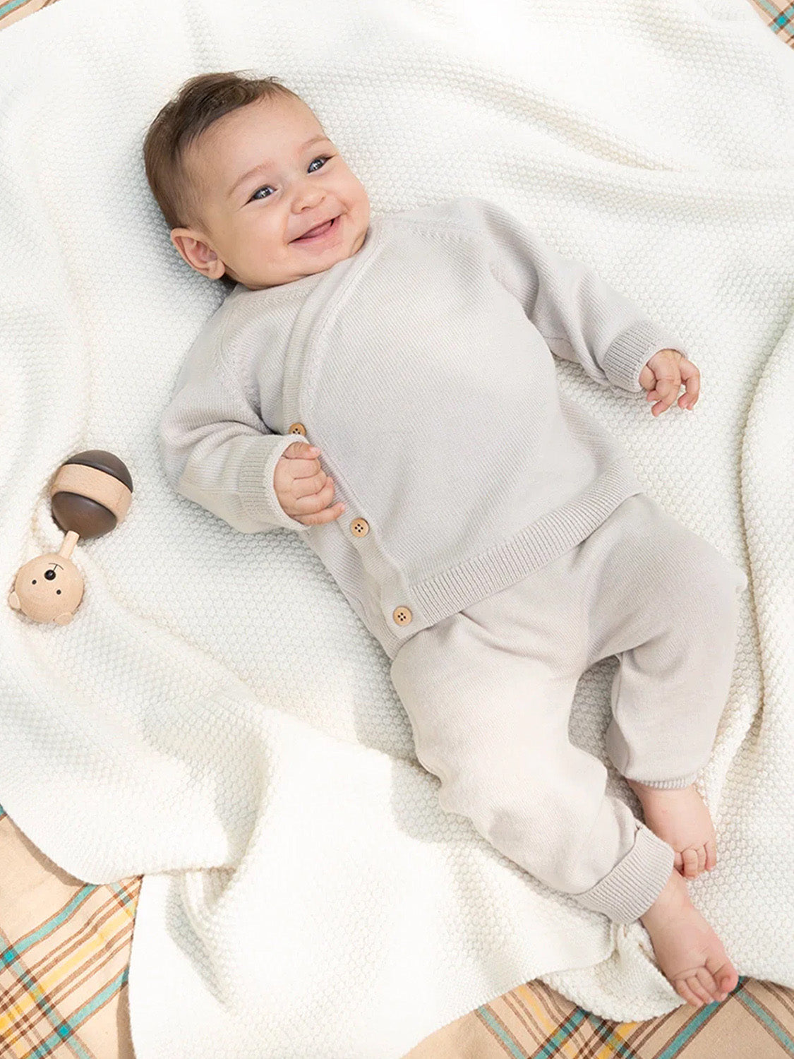 THE WOOLLY BABY PANTS - pure