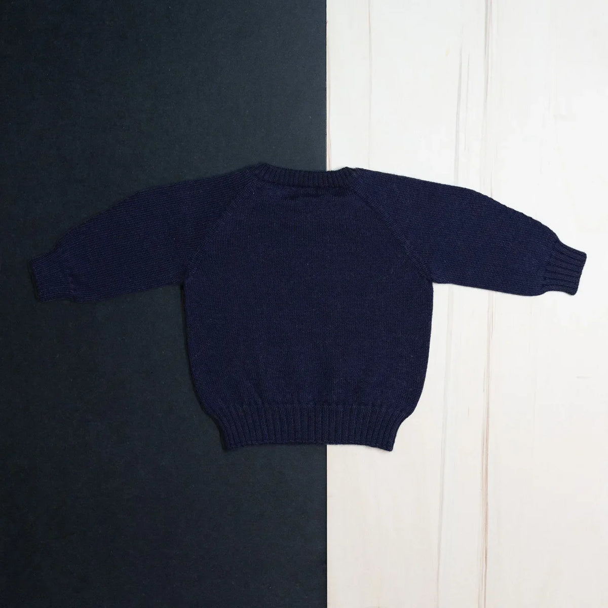 THE WOOLLY BABY SWEATER - midnight blue
